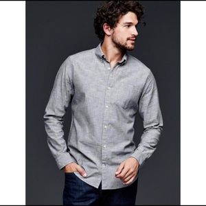 Gap Men Long Sleeve Button Down XL